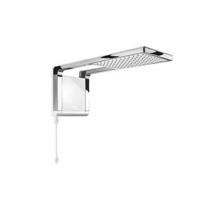 Chuveiro Acqua Storm Ultra Eletrônico 7800W Instalação de Parede Branco Cromado Lorenzetti 220V