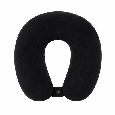 Almofada Cervical Ergonômica de Descanso Portátil com Formato Anatômico em U Preto