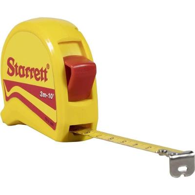 Trena Curta de Aço STS12-3ME com Fita 3M X 13MM e Estojo Anatômico ABS Starrett