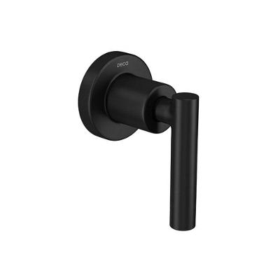 Acabamento para Registro de Gaveta e Pressão Beta 4900.BL109.PQ.MT Black Matte Deca