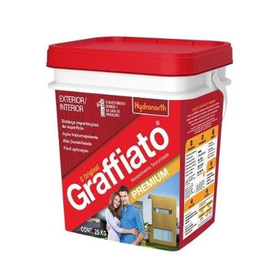 Textura Graffiatto Riscado Branco Neve Premium com Acabamento para Uso Interno e Externo Hydronorth