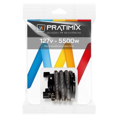 Resistência para Ducha Top Circle 4t 127V 5500W Formato Similar ao Original Pratimix