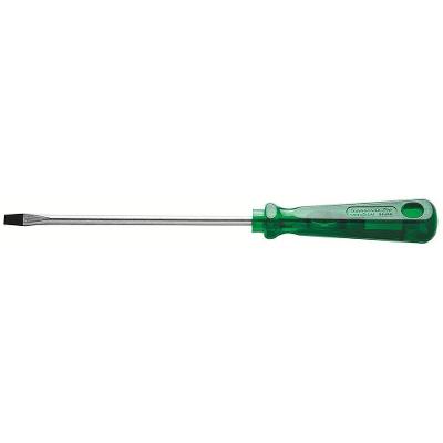 Chave de Fenda Simples 1-4x8" Ponta Chata Magnetizada Verde Tramontina