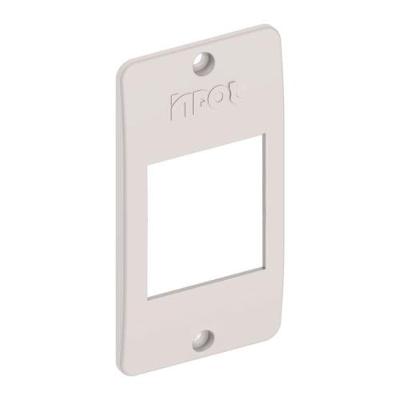 Tampa de Tecla 2 Teclas B 3-4'' Branca com Isolamento Elétrico Inpol