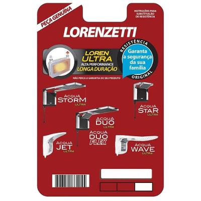 Resistencia para Chuveiro 3065 Acqua 5500W 110V Uso em Duchas Lorenzetti