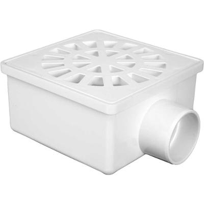 Ralo Sifonado 931 Quadrado para Esgoto Bitola DN 100 X DN 52 X DN 40 Branco Krona