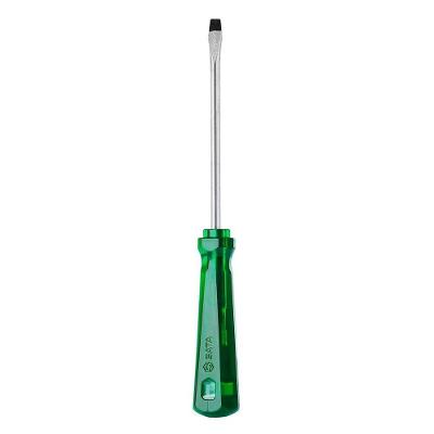 Chave de Fenda 5-16x4 com Haste Cromo Vanádio e Cabo Ergonômico Verde Sata