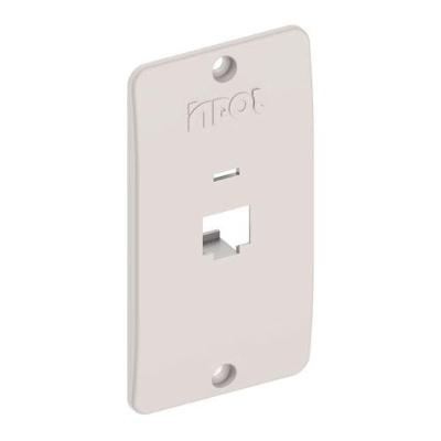 Tampa 1 Posto Rede 3-4'' Branca com Isolamento Elétrico Inpol