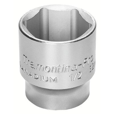 Soquete Tramontina 1-2x11mm com Hyper Drive Inox Aço Cromo Vanádio 11MM