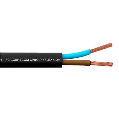 Cabo Flexível 3X1,5MM para Instalação Elétrica Preto Cobrecom