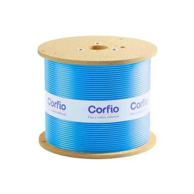 Cabo Flexível 34835 Uso Elétrico Bivolt Azul Bobina 1100M Cobre Corfio