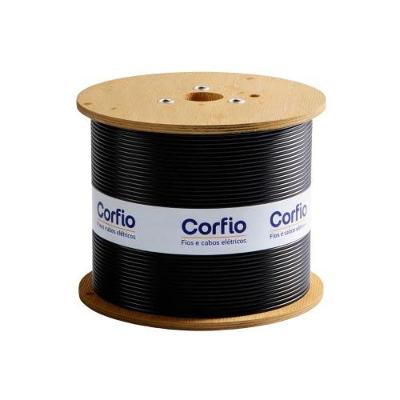 Cabo Fio Cabo Flexível 2,5mm Seção 2,5mm² Bivolt Preto Corfio