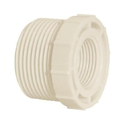 Bucha de Redução 1-2 X 3-4 para Encaixe Rápido com Junta Roscável em PVC Plastubos
