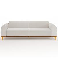 Sofá 04 Lugares Para Sala De Estar Kiev 260 Cm Cru C-443 - 6