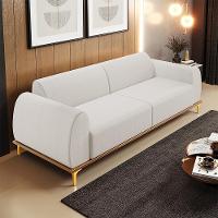 Sofá 04 Lugares Para Sala De Estar Kiev 260 Cm Cru C-443 - 7