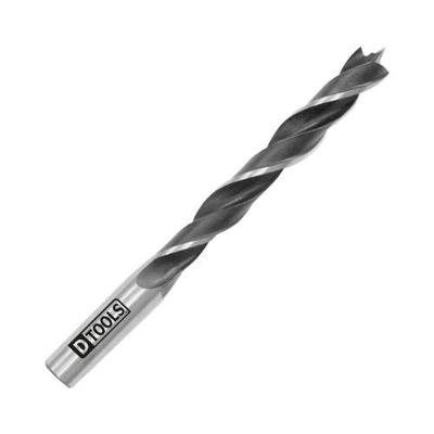 Broca 11874 com 3 Pontas para Madeira Corpo em Aco Especial Fosfatizado Inox Dtools 8MM