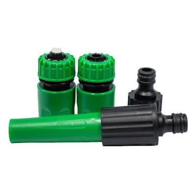 Kit Mangueira 4 Peças Engate Rápido com Bico e Esguicho Repto Dtools