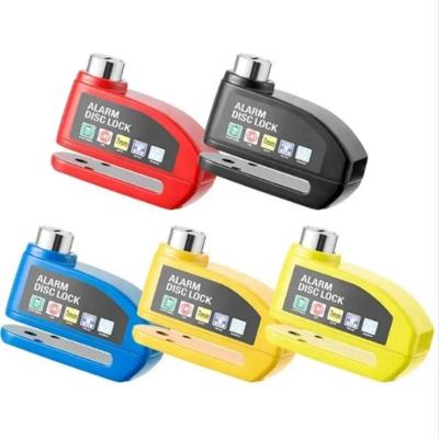 Cadeado para Disco com Alarme Anti Furto para Motos e Bikes 110 Db Aço Inoxidável Prata