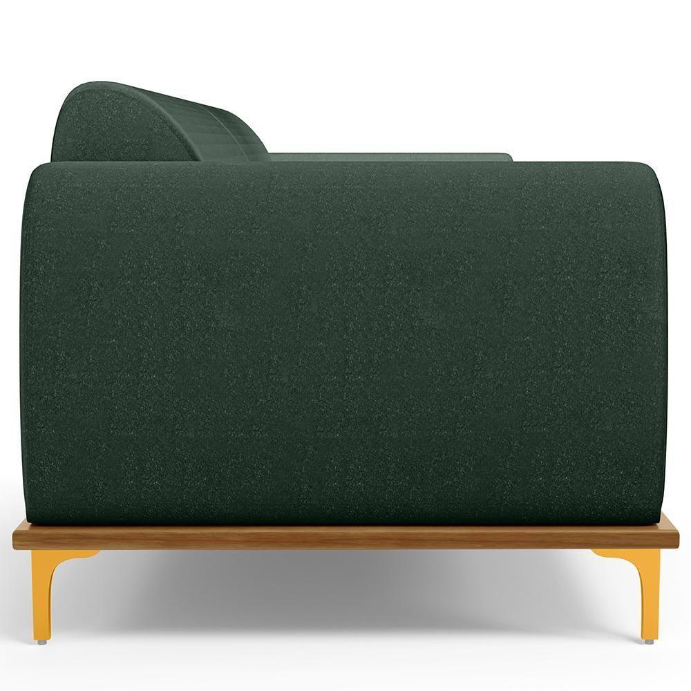 Sofá 04 Lugares Kiev 260 Cm Verde Musgo C-117 - 3