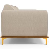 Sofá 03 Lugares Para Sala De Estar Kiev 210 Cm Bege C-107 - 3