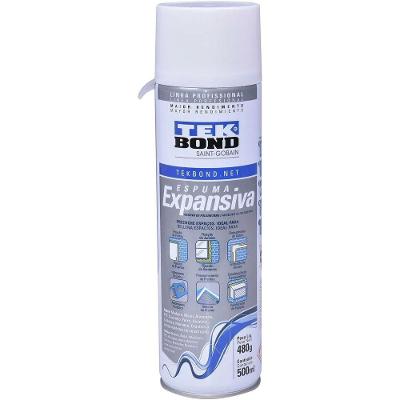 Espuma Expansiva Profissional em Poliuretano Monocomponente com Baixo Odor 500ML Tekbond