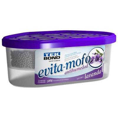 Evita Mofo Lavanda 100G Tekbond Absorve Umidade Ambiente Roxo