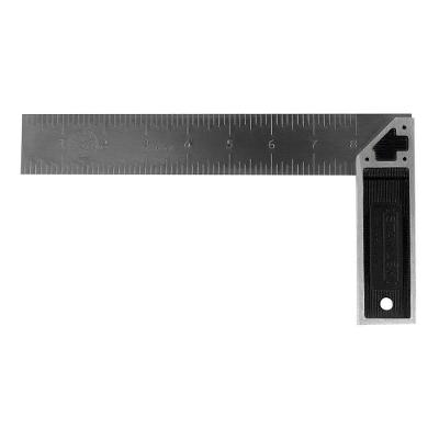 Esquadro Profissional 10 com Escala em mm e Polegada Calibrado 90° e 45° Metal Stanley