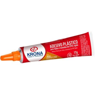 Adesivo para CPVC 1387 Soldagem Tubos e Conexões Alta Resistência Vermelho Krona
