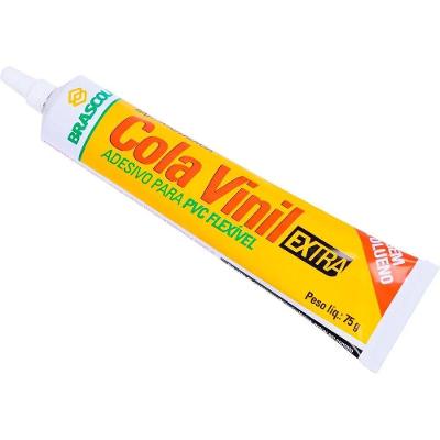 Adesivo Vinil Cola Vinil Extra com Resistência Química e Secagem Rápida 75g Brascola