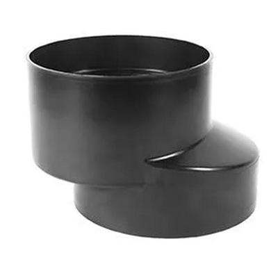 Adaptador para Vaso Sanitário Excêntrica Instalação no Piso Preta Estrela 30,5CM