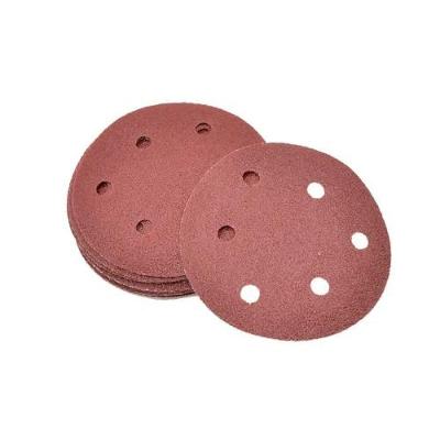Disco de Lixa Velcro Seco 6'' Grão 100 para Acabamento Alcar 21244