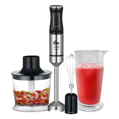 Mixer 3 em 1 Kian Mixer Turbo 1000W 5 Velocidades Preto 110V com Mini Processador e Batedor