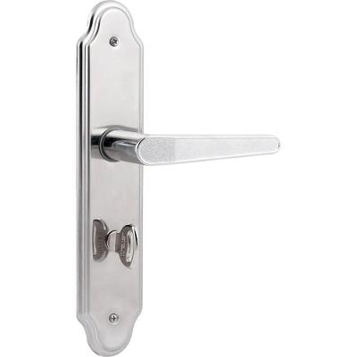 Fechadura Banheiro 823-03 com Alavanca para Portas de Espessura Inox Cromada