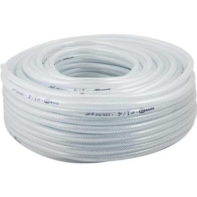 Mangueira PTN Transparente com Trança em Poliéster 5-16" 7,9MM 50M