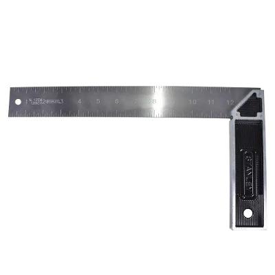 Esquadro Profissional Stanley 46-536 Traça Linhas com Precisão em Ângulos 90º 45º e -45º Inox