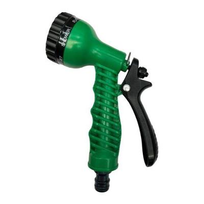 Esguicho Plástico 7 Funções 7 Tipos de Jato Versátil para Jardim Preto Dtools
