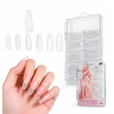 Kit Tips para Alongamento de Unhas Curvatura C Transparente com Maleta Organizadora 100 Unidades
