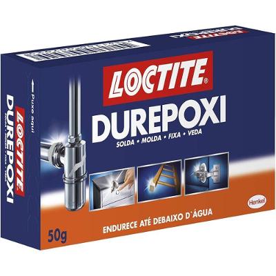Massa de Epóxi Loctite Durepoxi 34463 Extra Forte Cinza 50G