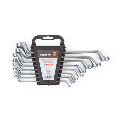Jogo de Chave Estrela 8 Peças Robust com Acabamento Cromado 6 a 22MM