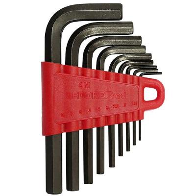 Jogo de Chave Allen Tipo l Red com 9 Peças 1,5 a 10mm Bivolt Gedore