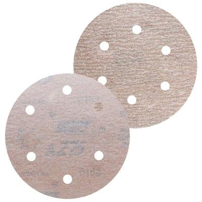 Disco de Lixa Speed-grip com Grão 150 para Lixamento a Seco com 6 Furos e Camada No-FIl Norton