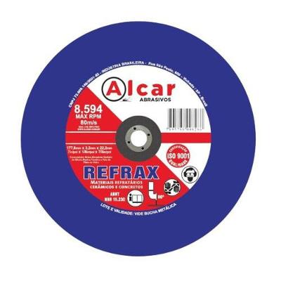 Disco de Corte CB-2 Refratário com Resistência e Estabilidade Alcar 228.6X3.2X22.2