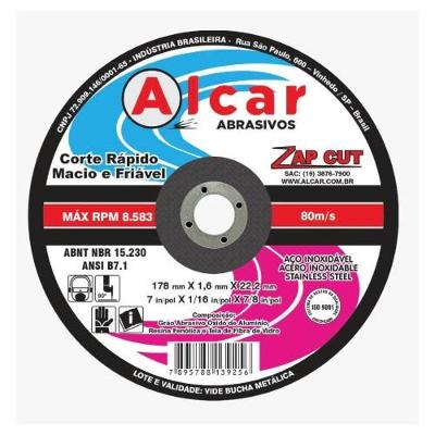 Disco de Corte Zap Cut Precisao Eficiente Bivolt Alcar 115CM 4,5POLEGADAS