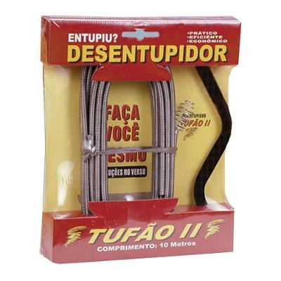 Desentupidor Manual Tufão II 10 Metros Ponta Resistente Overtime