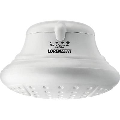 Chuveiro Bella Ducha 4t Ultra Elétrico 5500W de Parede com 4 Temperaturas Branco Lorenzetti 110V