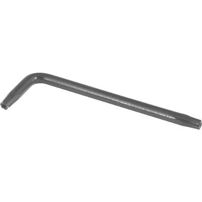 Chave Hexalobular Tipo l com Furo Guia T10 Vonder Aço Cromo Vanádio Preto