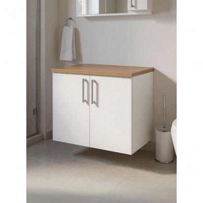 Gabinete para Banheiro Paris 2 Portas MDF 80CM Amadeirado On Móveis