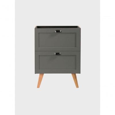 Gabinete para Banheiro Milano Retrô 3 Gavetas MDF 60CM On Móveis