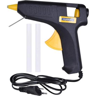 Pistola Elétrica de Cola Quente Tramontina 20-25W Bivolt com Ponta Metálica Inox