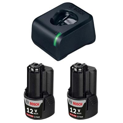 Carregador de Bateria GAL 12V-20 Compatível com 12V Tempo de Recarga 65 Min Preto Bosch